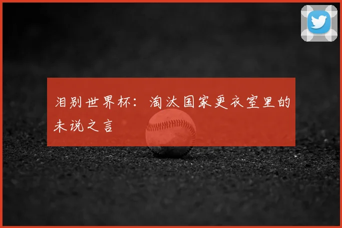 泪别世界杯：淘汰国家更衣室里的未说之言