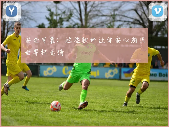 安全可靠：这些软件让你安心购买世界杯竞猜